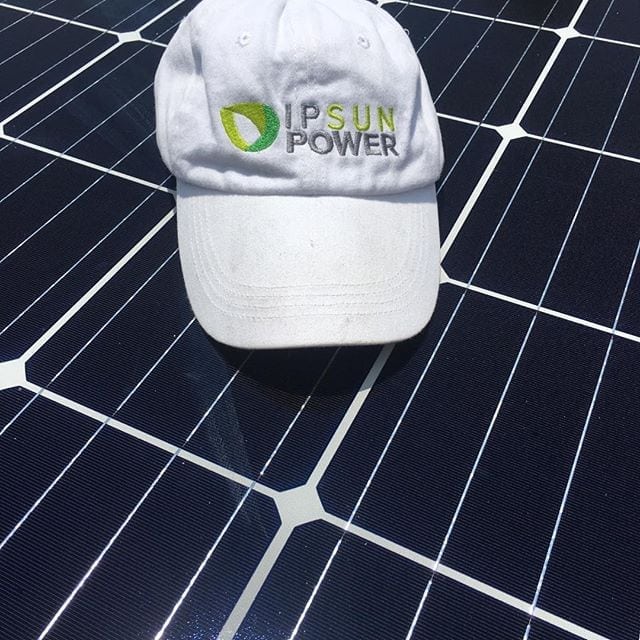 hat on solar panels from Ipsun Power