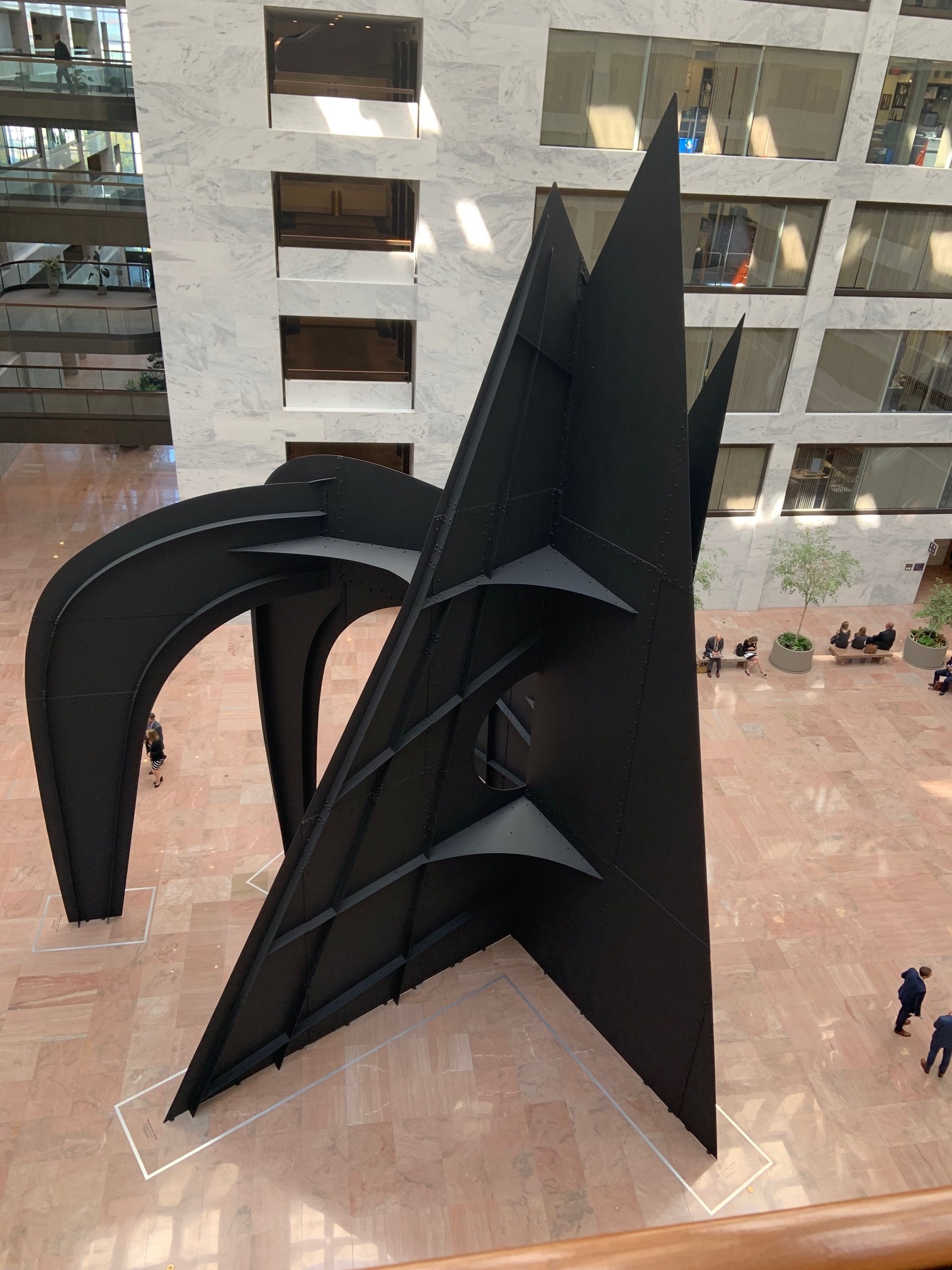 Mountain and Clouds by Alexander Calder in Hart Senate Office Building